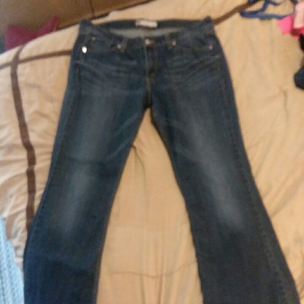 Levis 518 Superlow denim flare jeans sz 13 - Picture 5 of 8